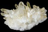 Wide Quartz Crystal Cluster With Large Points - Brazil #121423-1